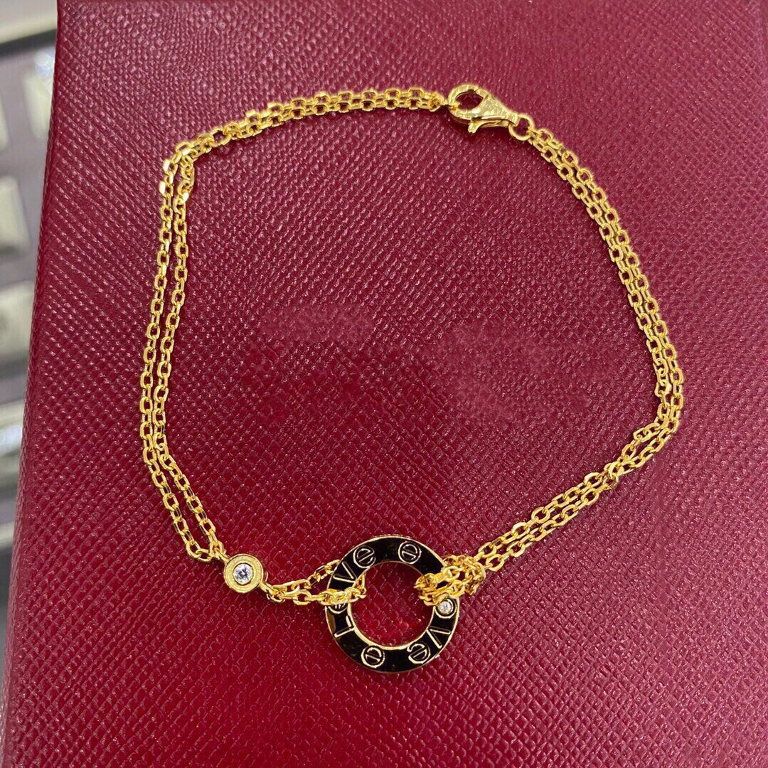 [⭐Shinejoy]LOVE BRACELET 2 DIAMOND