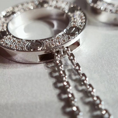 [⭐Shinejoy]LOVE NECKLACE ADJUSTABLE SILVER