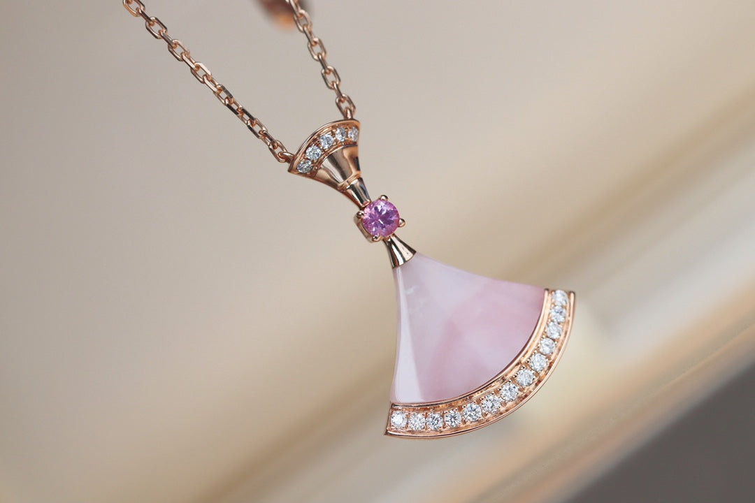 [⭐Shinejoy]DREAM NECKLACE PINK MOP DIAMOND
