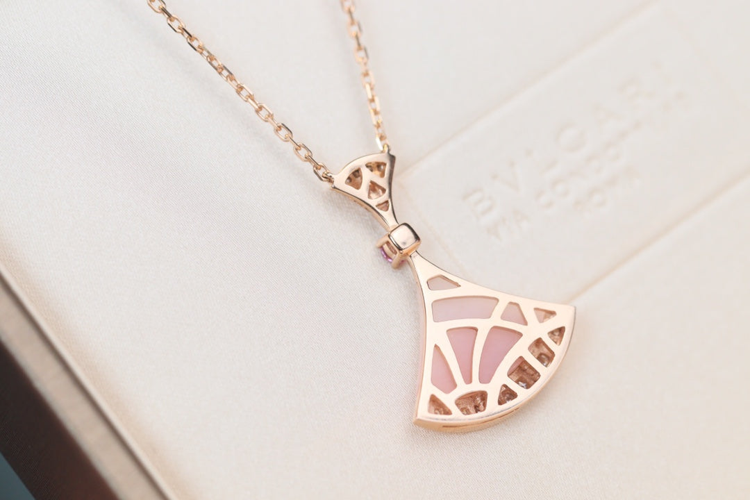 [⭐Shinejoy]DREAM NECKLACE PINK MOP DIAMOND