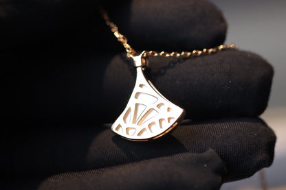 [⭐Shinejoy]DREAM NECKLACE WHITE MOP PINK GOLD 1 DIAMOND
