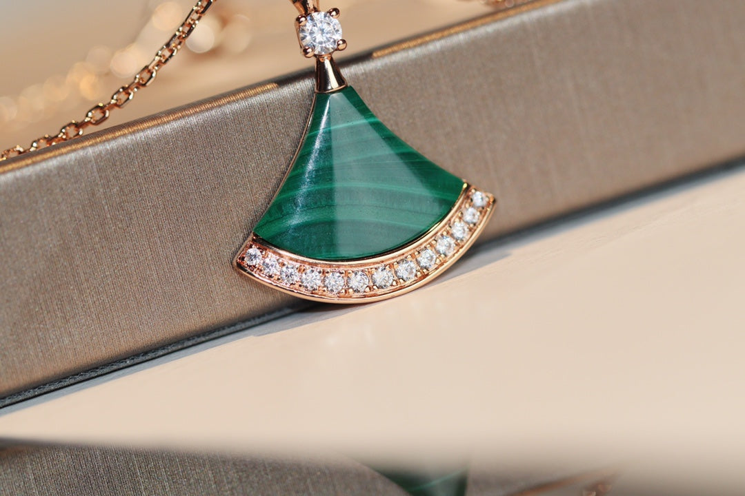 [⭐Shinejoy]DREAM NECKLACE MALACHITE DIAMOND