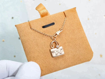 [⭐Shinejoy]AMULETTE PEDANT ROSE GOLD NECKLACE