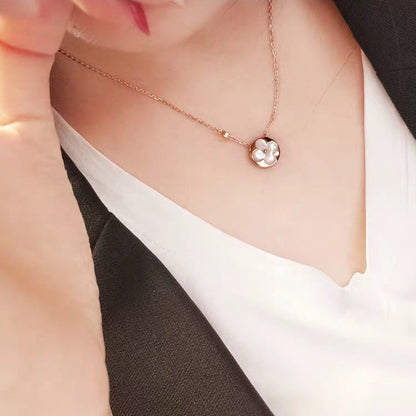[⭐Shinejoy]SUN MOP GOLD 1 DIAMOND NECKLACE