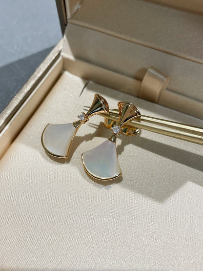 [⭐Shinejoy]DREAM MOP 1 DIAMOND EARRINGS