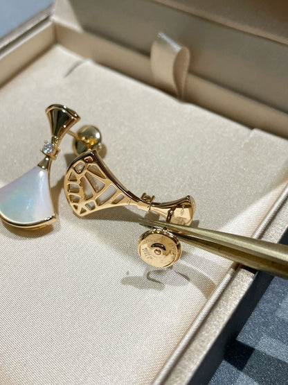 [⭐Shinejoy]DREAM MOP 1 DIAMOND EARRINGS