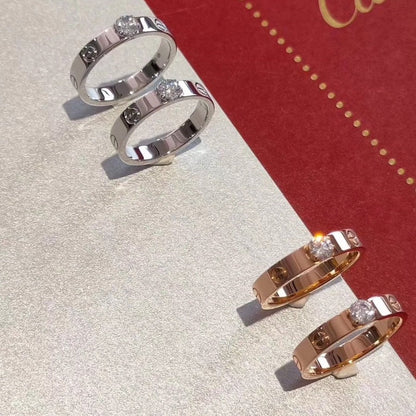 [⭐Shinejoy]LOVE RING 3.6MM 1 BIG DIAMOND