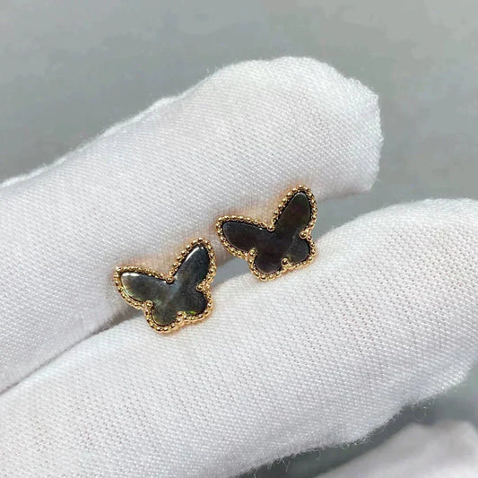 [⭐Shinejoy]BUTTERFLY DARK MOP  EARRINGS