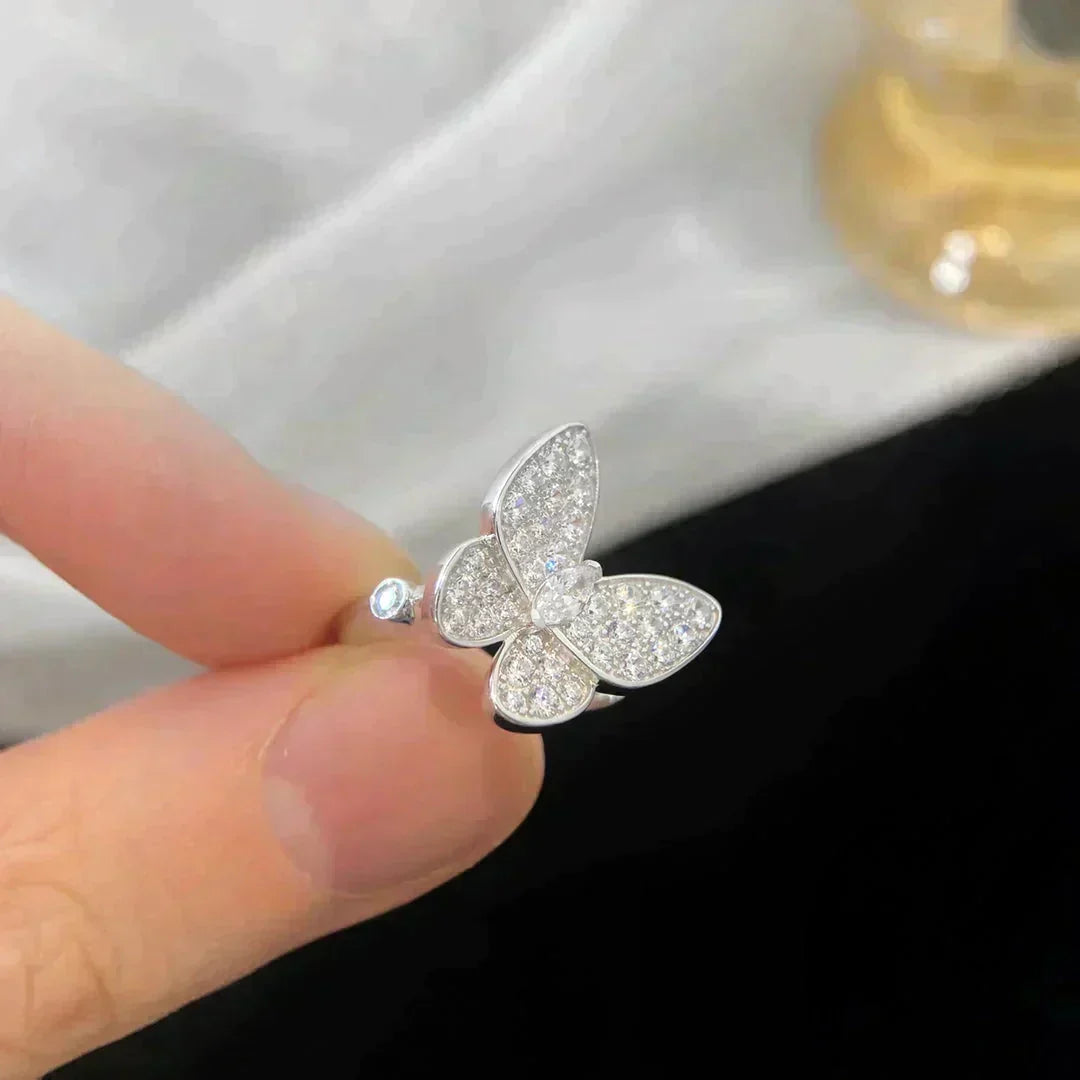 [⭐Shinejoy]BUTTERFLY DIAMOND RING