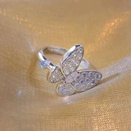 [⭐Shinejoy]BUTTERFLY DIAMOND RING