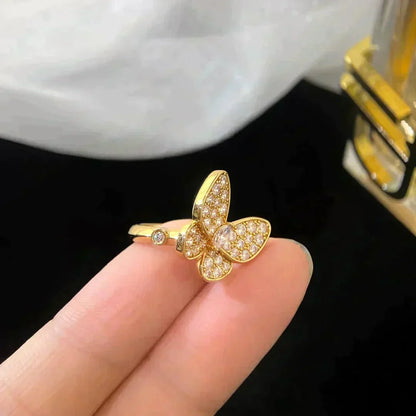 [⭐Shinejoy]BUTTERFLY DIAMOND RING