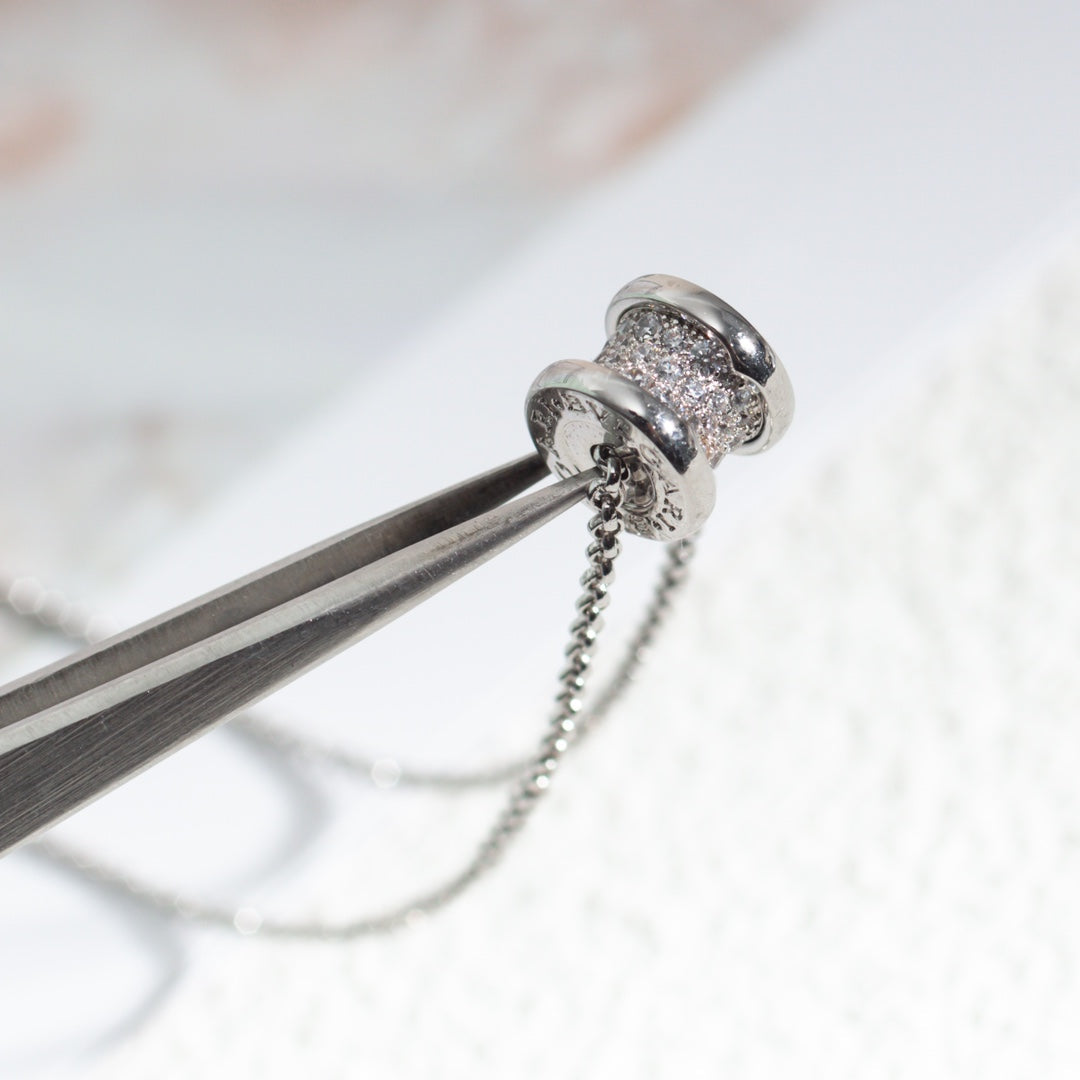 [⭐Shinejoy]ZERO 1 SILVER DIAMOND NECKLACE
