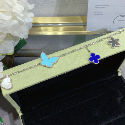 [⭐Shinejoy]LUCKY SPRING SILVER BRACELET 4 MOTIF