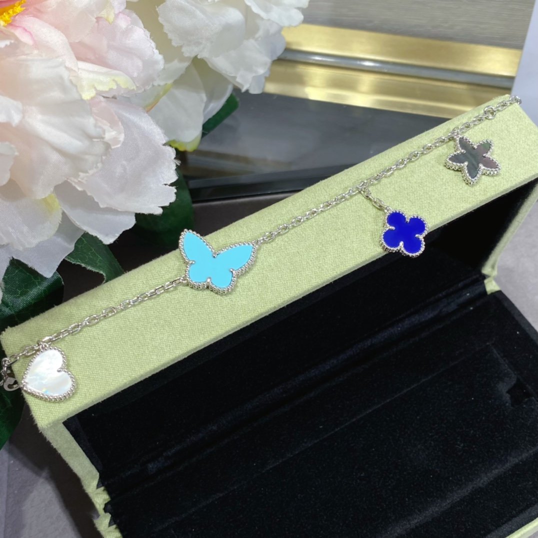[⭐Shinejoy]LUCKY SPRING SILVER BRACELET 4 MOTIF