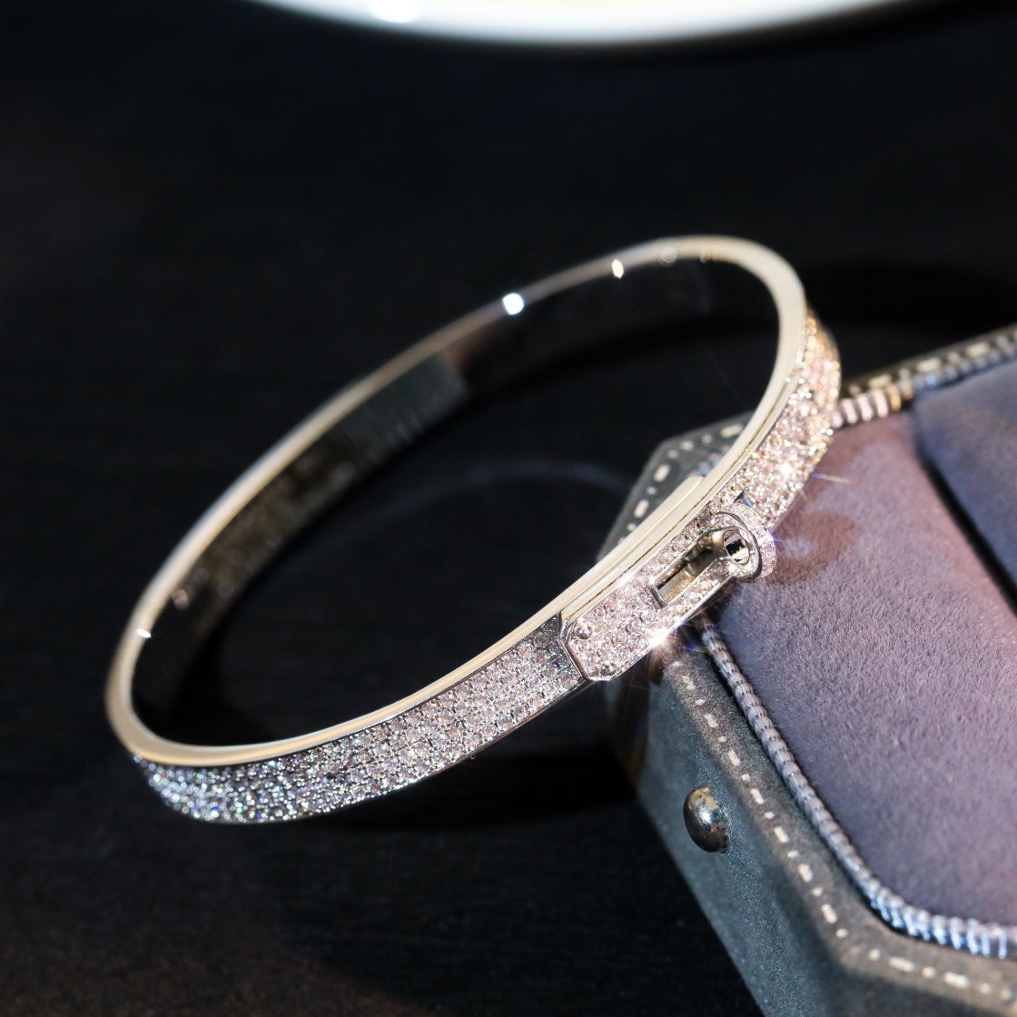 [⭐Shinejoy]KELLY BRACELET DIAMOND PAVED