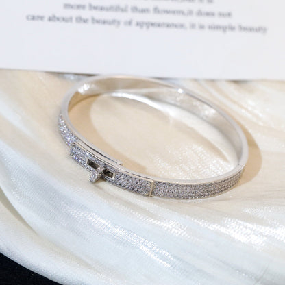 [⭐Shinejoy]KELLY BRACELET DIAMOND PAVED