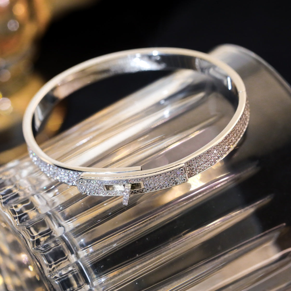 [⭐Shinejoy]KELLY BRACELET DIAMOND PAVED