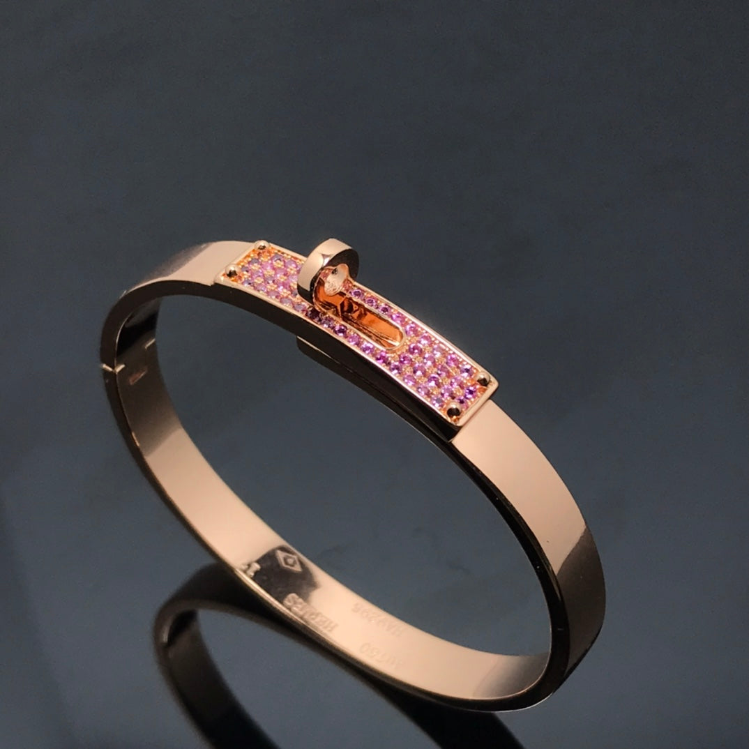 [⭐Shinejoy]KELLY BRACELET PINK DIAMOND