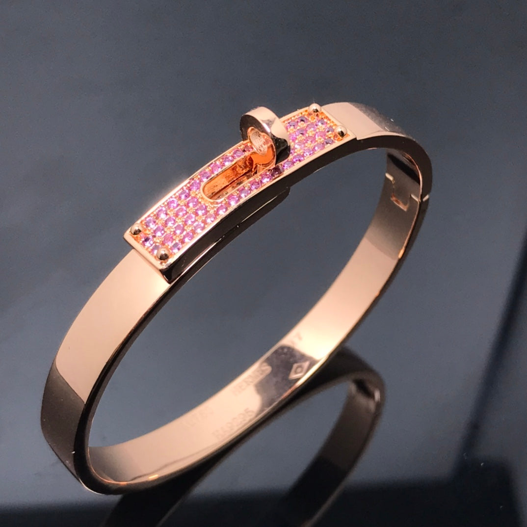 [⭐Shinejoy]KELLY BRACELET PINK DIAMOND