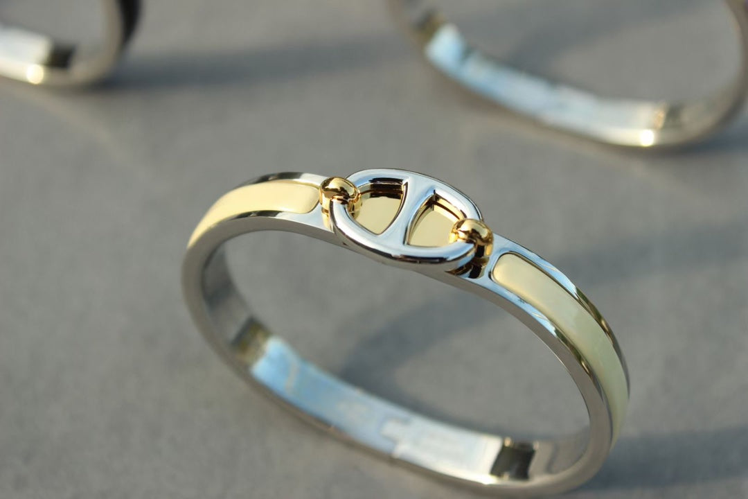 [⭐Shinejoy]CLIC CHAINE SILVER BRACELET