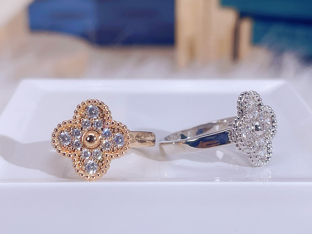 [⭐Shinejoy]CLOVER DIAMOND RING