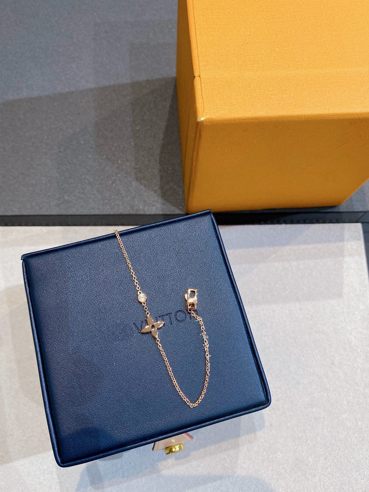 [⭐Shinejoy]STAR DIAMOND PINK GOLD BRACELET