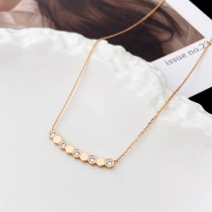 [⭐Shinejoy]BEE MY LOVE DIAMOND NECKLACE