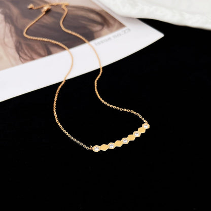 [⭐Shinejoy]BEE MY LOVE DIAMOND NECKLACE