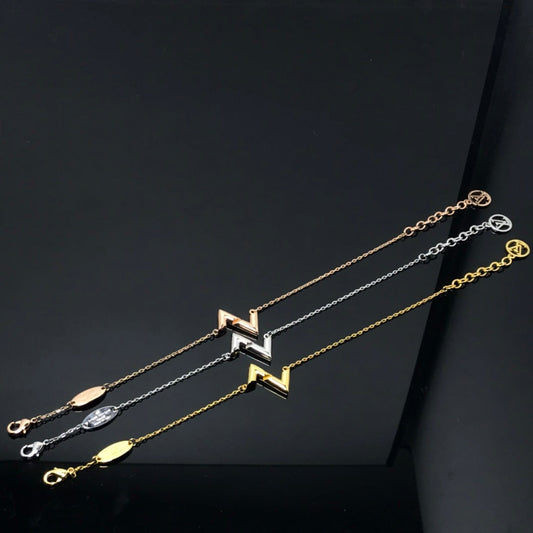 [⭐Shinejoy]VOLT LV LOGO BRACELET