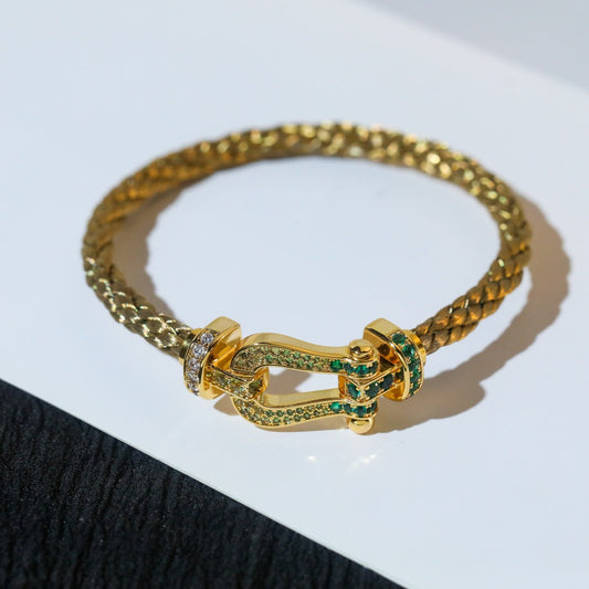 [⭐Shinejoy]FORCE 10 GOLD GREEN DIAMOND PAVED
