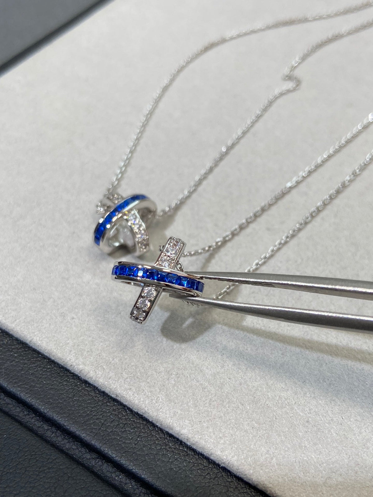 [⭐Shinejoy]LIENS DIAMOND SILVER NECKLACE