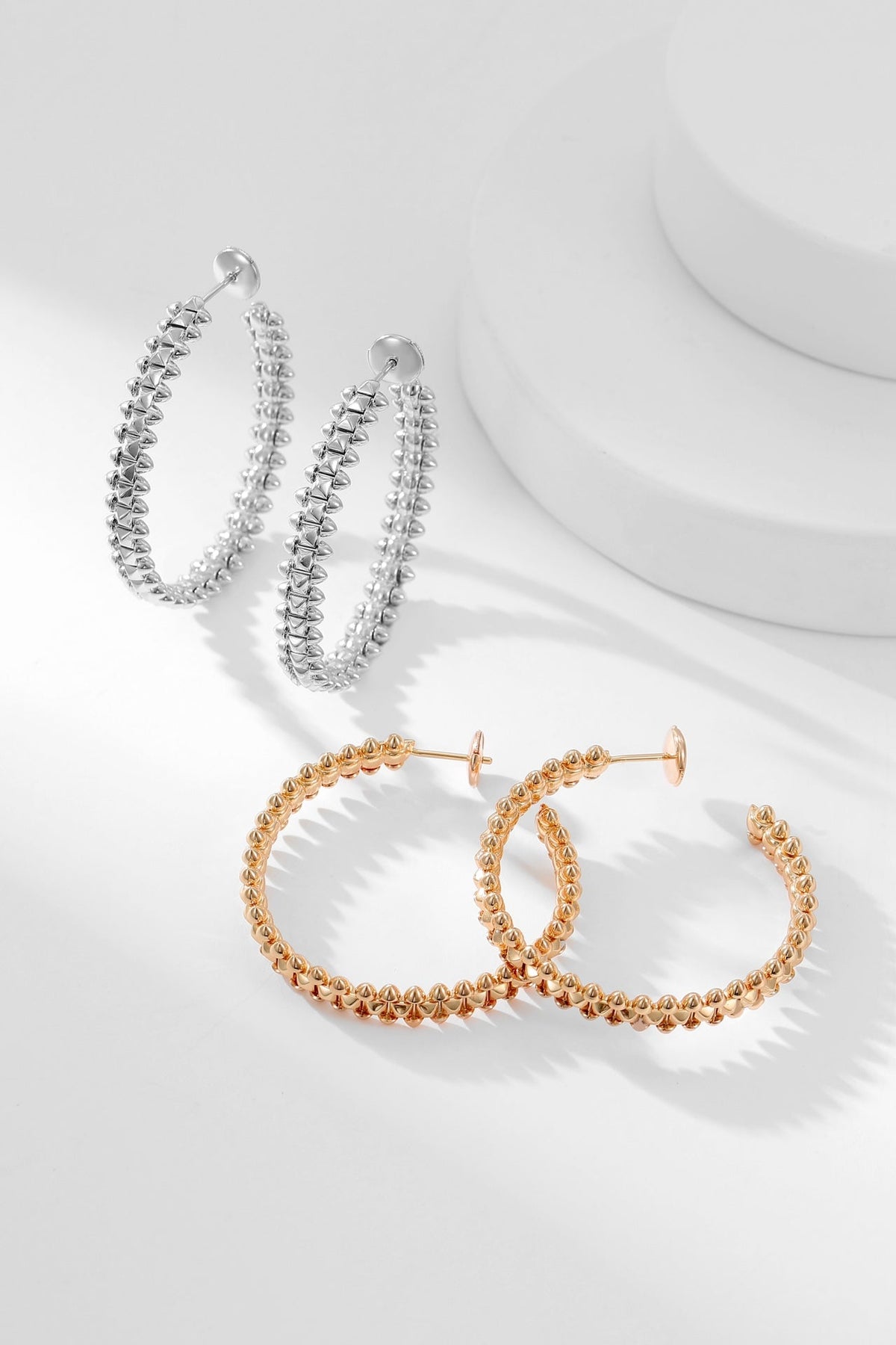 [⭐Shinejoy]CLASH HOOP EARRINGS