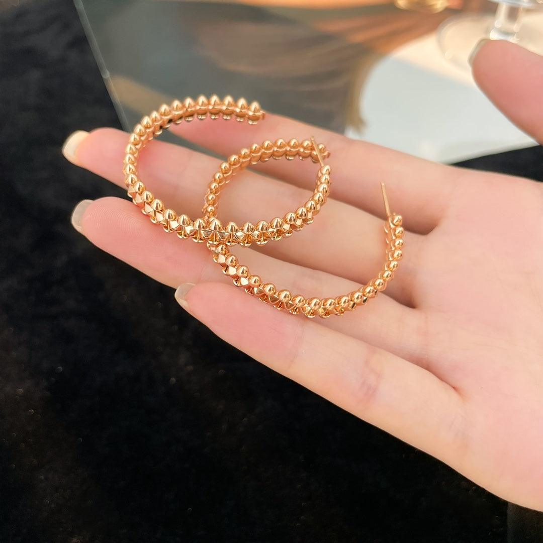 [⭐Shinejoy]CLASH HOOP EARRINGS