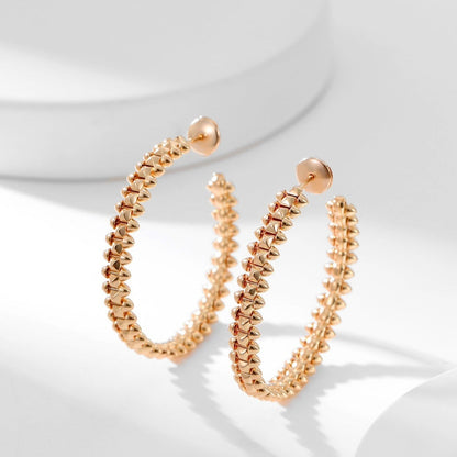 [⭐Shinejoy]CLASH HOOP EARRINGS