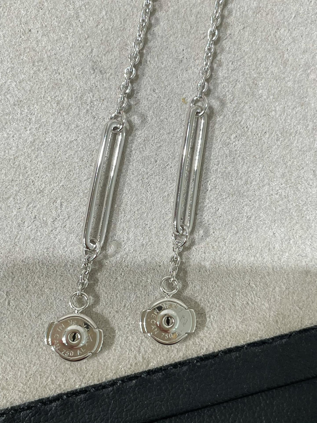 [⭐Shinejoy]CHAINE CHAOS DIAMOND DROP EARRINGS