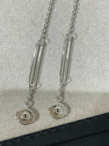 [⭐Shinejoy]CHAINE CHAOS DIAMOND DROP EARRINGS