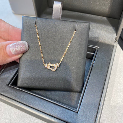 [⭐Shinejoy]FORCE 10 DIAMOND PINK GOLD NECKLACE MINI MODEL
