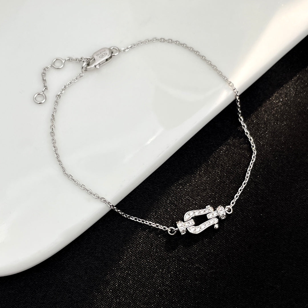 [⭐Shinejoy]FORCE 10 FULL DIAMOND BUCKLE CHAIN LINK MINI MODEL