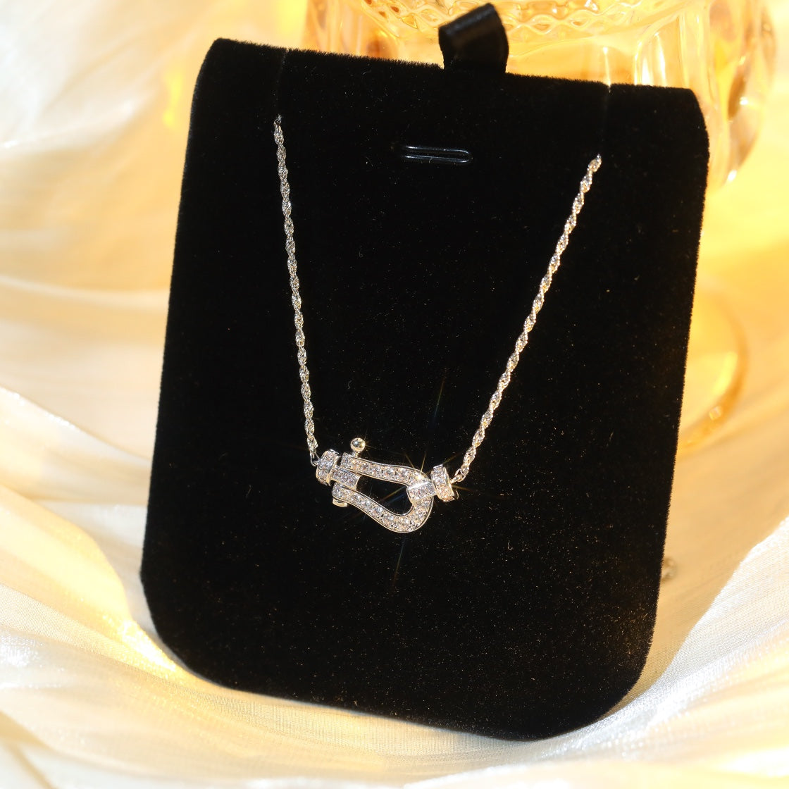 [⭐Shinejoy]FORCE 10 DIAMOND SILVER NECKLACE MINI MODEL