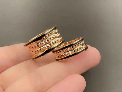 [⭐Shinejoy]ZERO 1 ROCK BLACK CERAMIC PINK GOLD LARGE MODEL