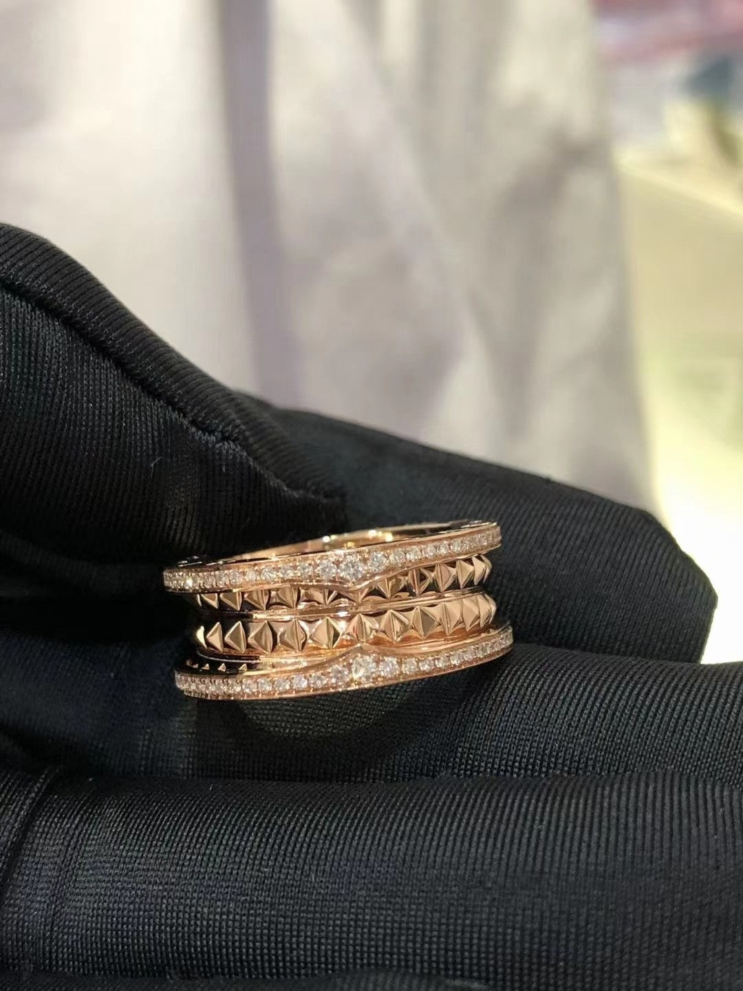 [⭐Shinejoy]ZERO 1 ROCK DIAMOND PINK GOLD