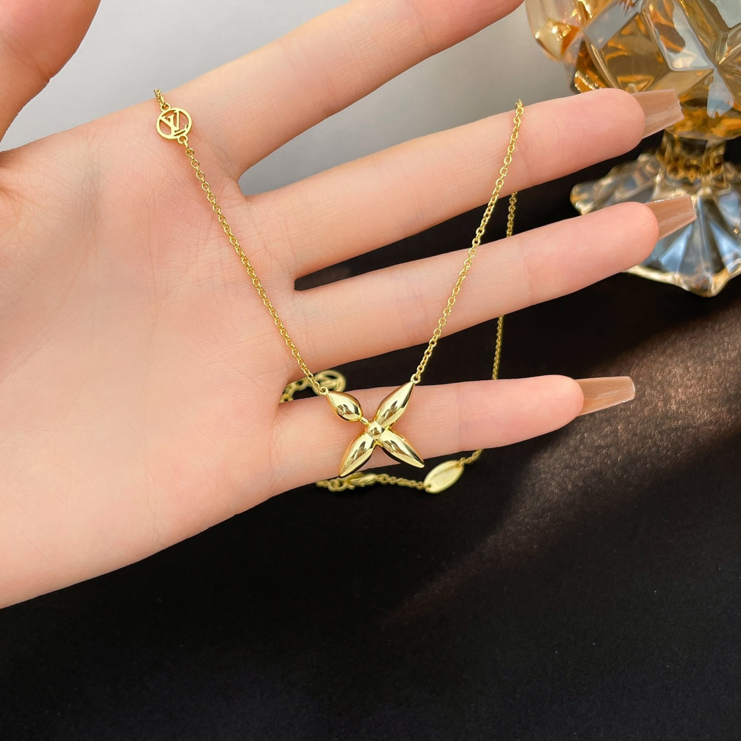 [⭐Shinejoy]LOUISETTE GOLD NECKLACE