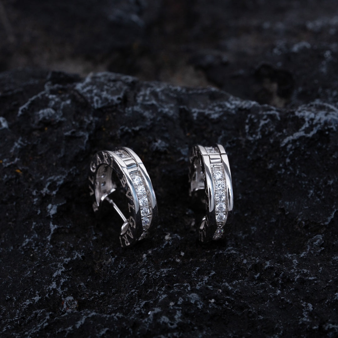 [⭐Shinejoy]ZERO 1 MINI SILVER DIAMOND EARRINGS