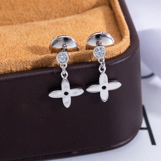 [⭐Shinejoy]VIDYLLE SILVER DIAMOND MINI DROP EARRINGS