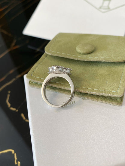 [⭐Shinejoy]CLOVER SILVER RING