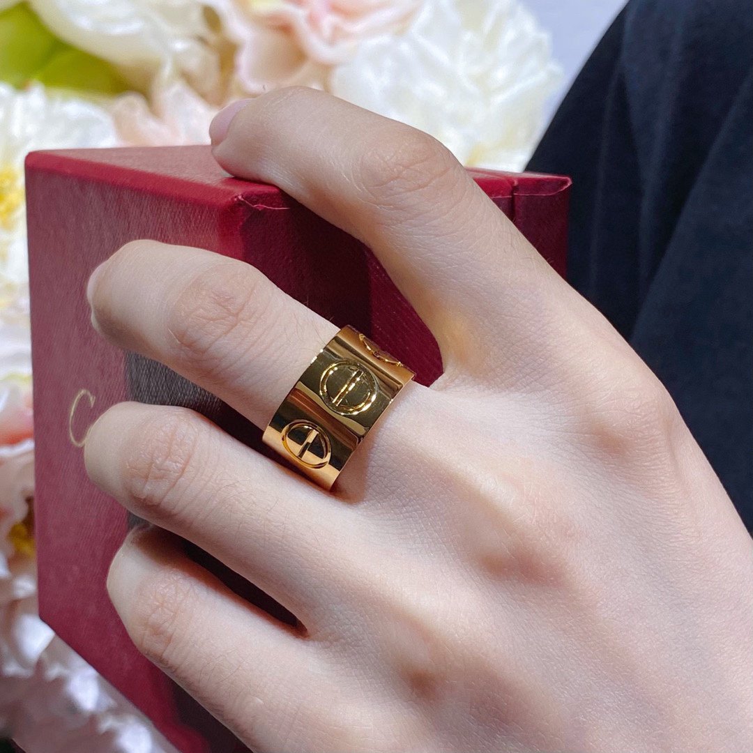 [⭐Shinejoy]LOVE 11MM LARGE RING