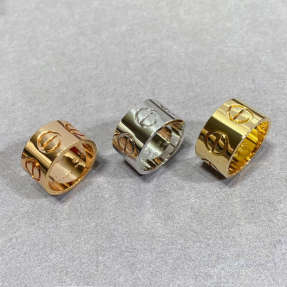 [⭐Shinejoy]LOVE 11MM LARGE RING