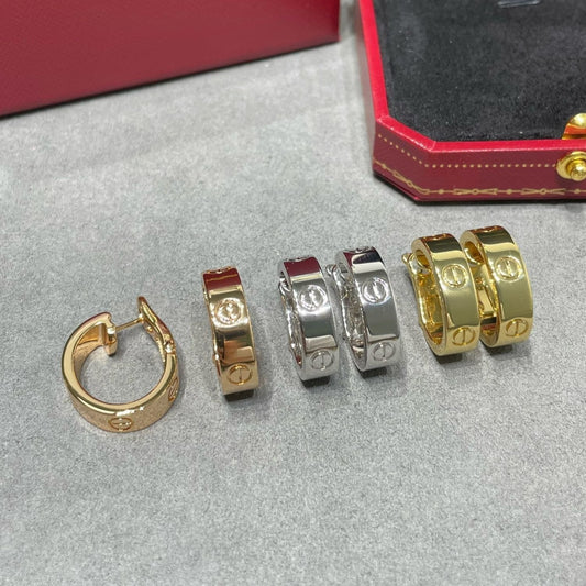 [⭐Shinejoy]LOVE 5.5MM EARRINGS