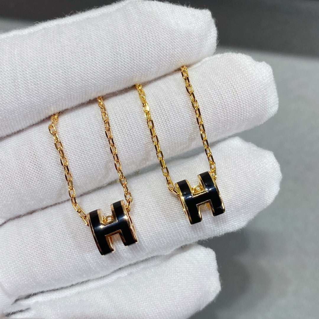 [⭐Shinejoy]MINI POP H NECKLACE
