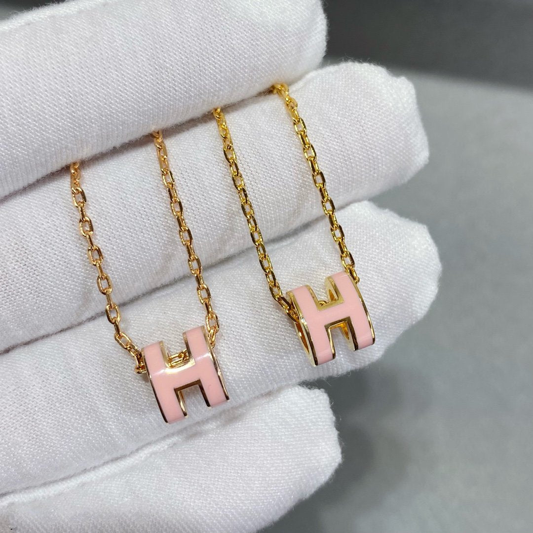 [⭐Shinejoy]MINI POP H NECKLACE